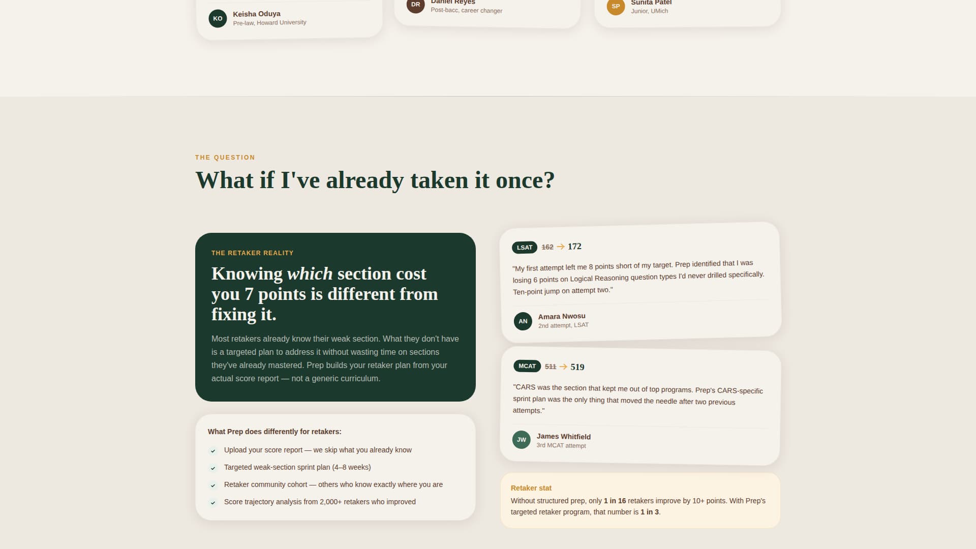 Prep - Proven Testprep Landing Page Template