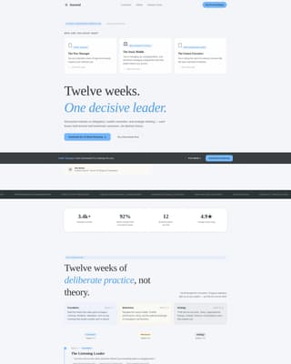 Ascend - Decisive Leadership Landing Page Template