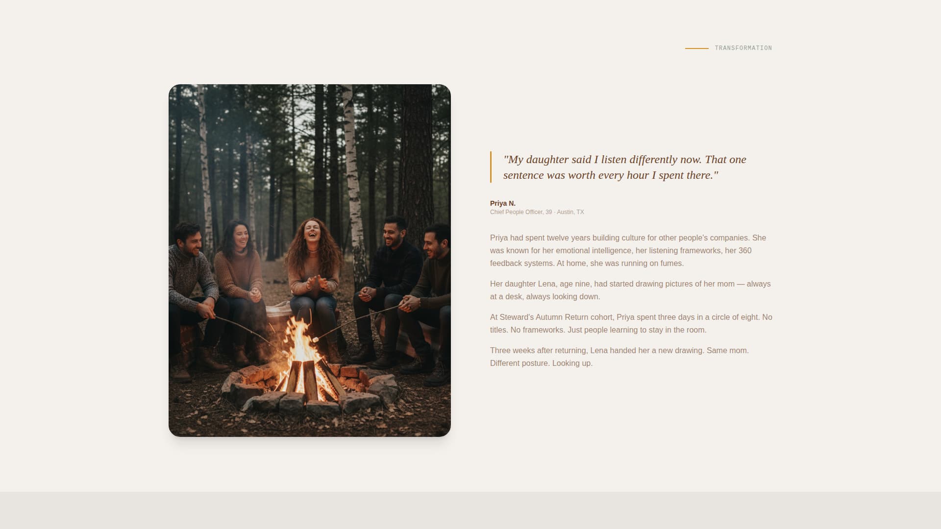 Steward - Transformative Leadership Landing Page Template
