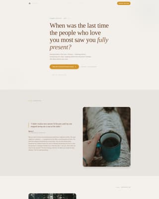 Steward - Transformative Leadership Landing Page Template