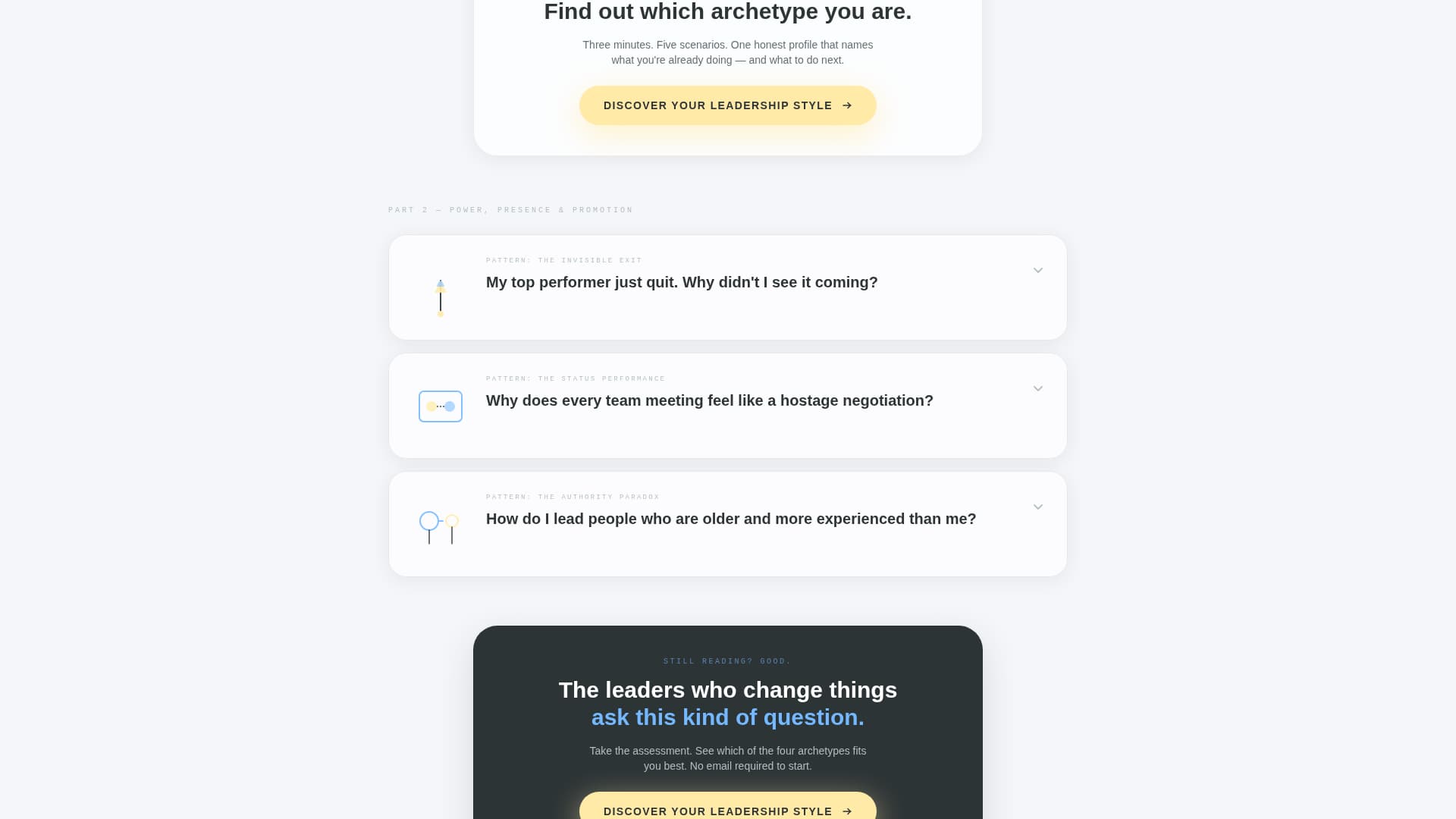 Catalyst - Transformative Leadership Landing Page Template