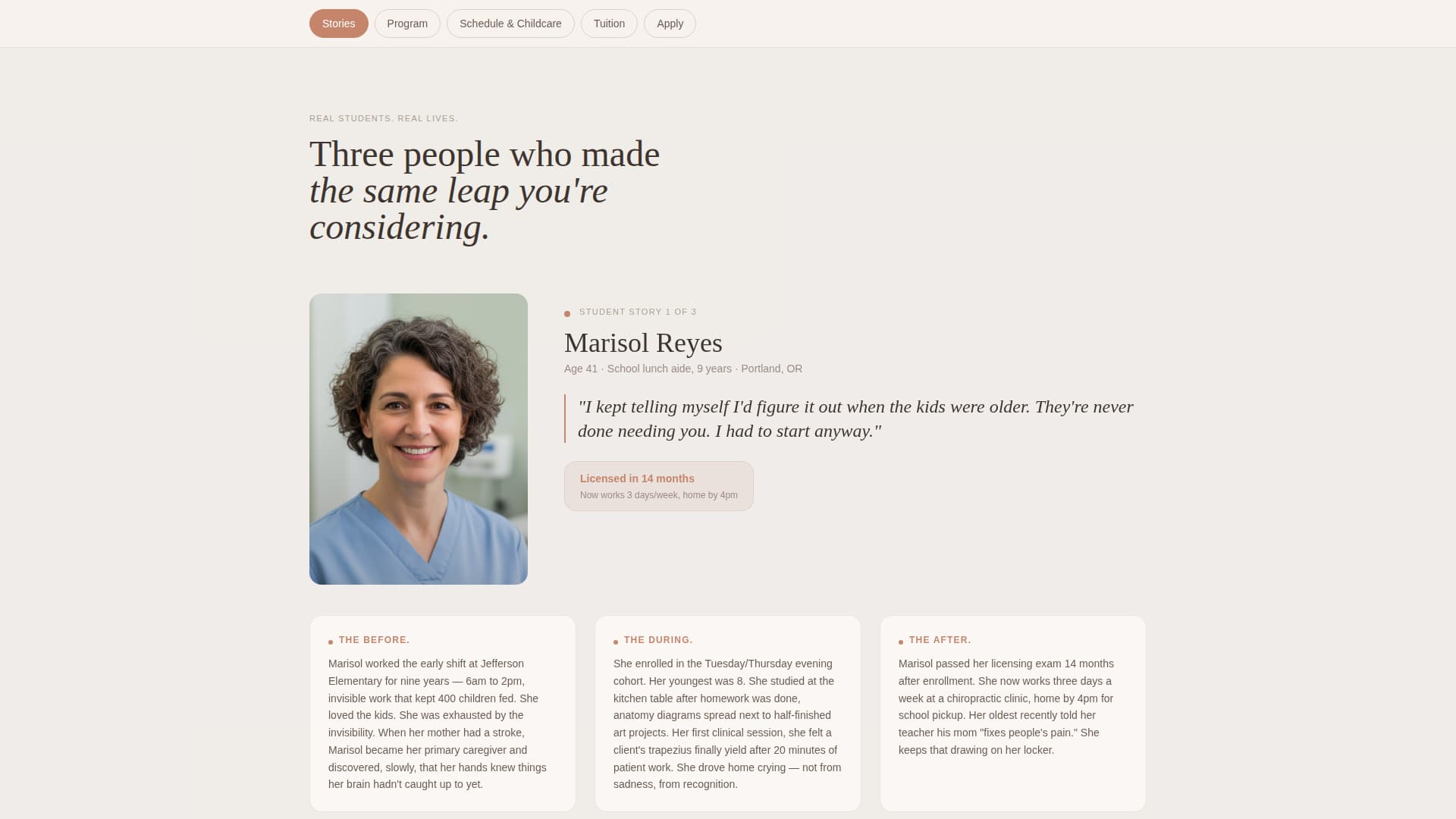 Knead - Transformative Massagetherapy Landing Page Template