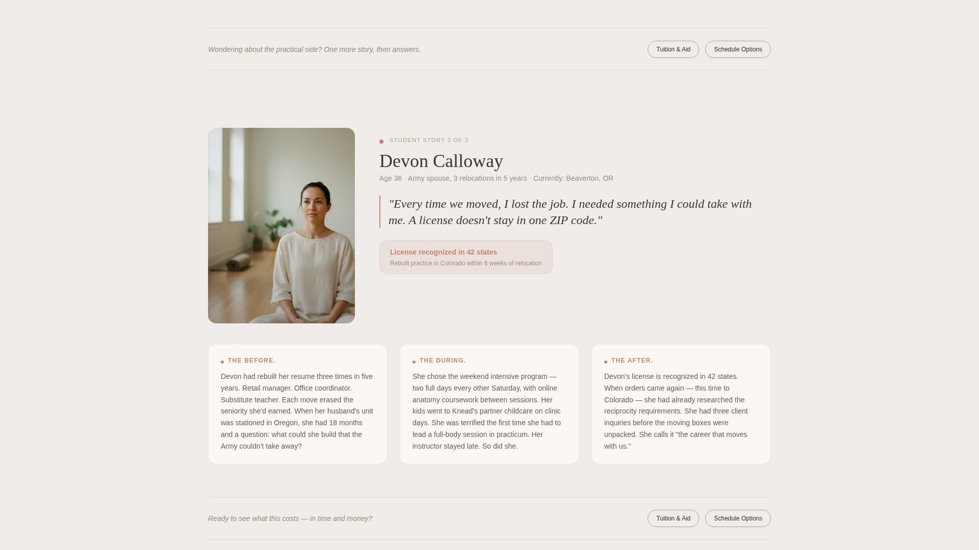 Knead - Transformative Massagetherapy Landing Page Template