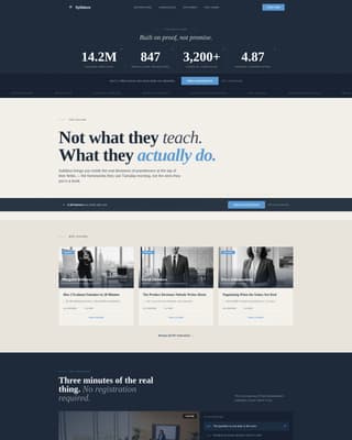 Online Course Platform Reviews Website Template
