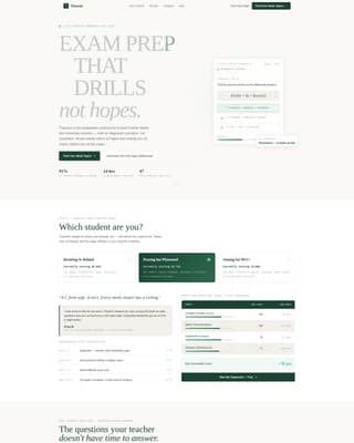 Theorem - Precision Mathematics Landing Page Template