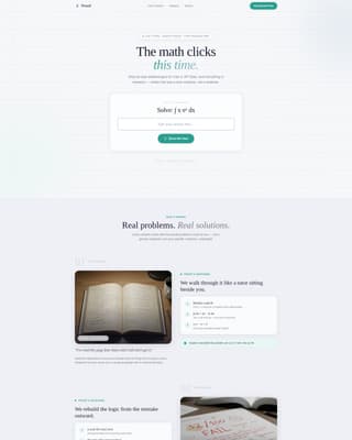 Proof - Authoritative Mathematics Landing Page Template