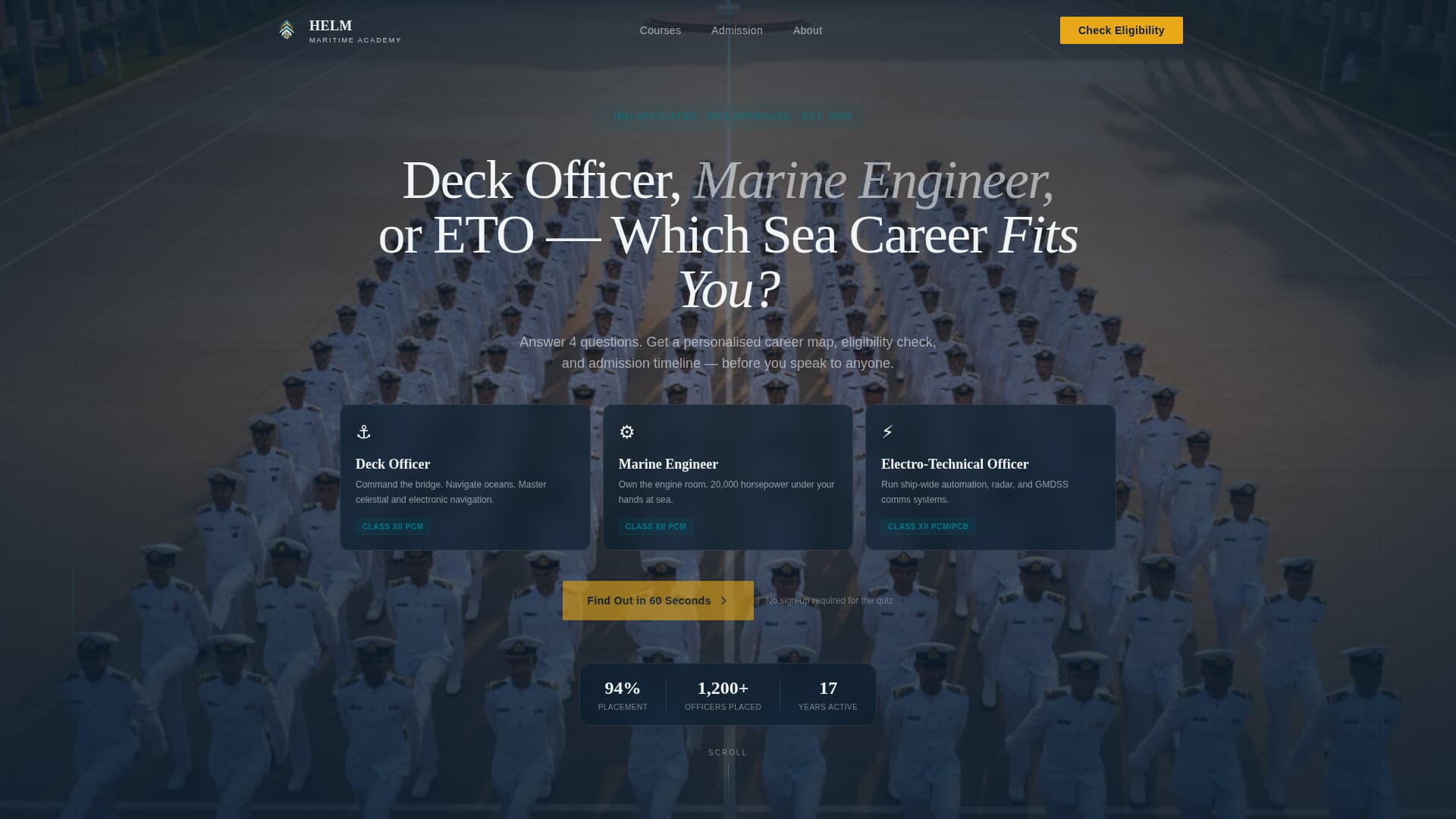 Helm - Authoritative Merchantnavy Landing Page Template