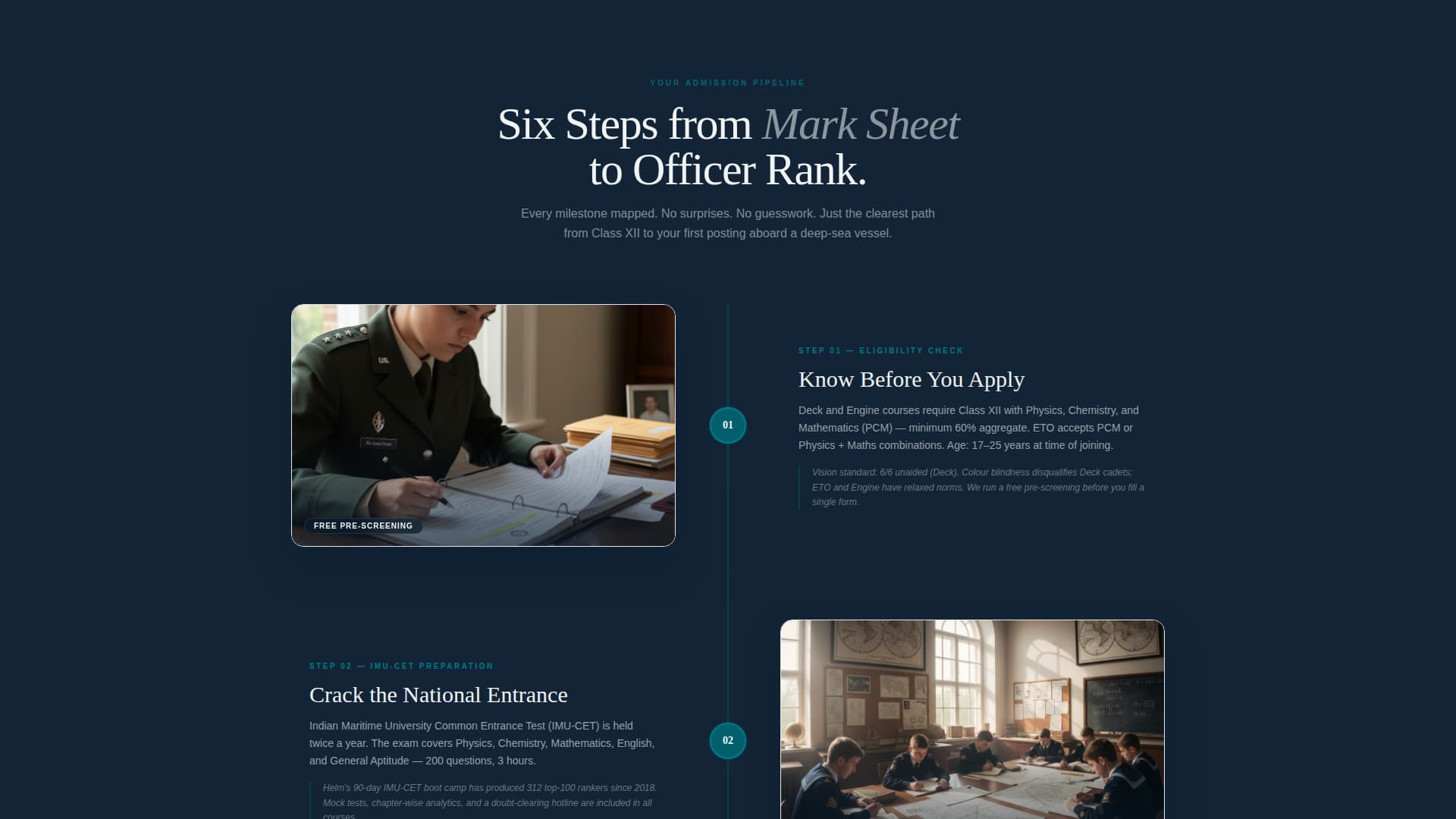 Helm - Authoritative Merchantnavy Landing Page Template