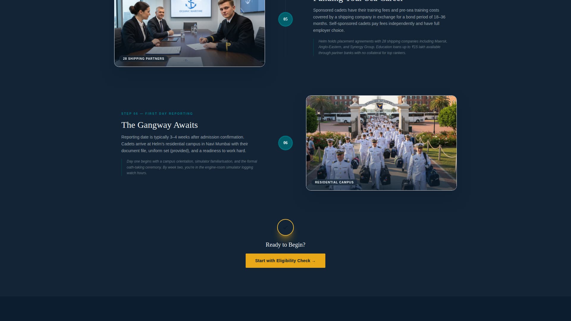Helm - Authoritative Merchantnavy Landing Page Template
