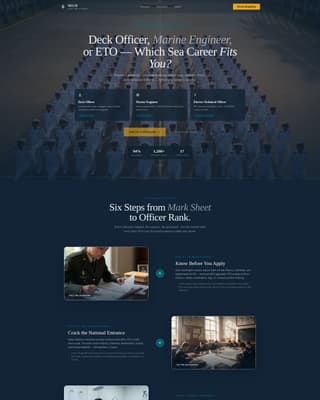 Helm - Authoritative Merchantnavy Landing Page Template