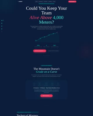 Outdoor & Adventure Education Professional Website Template
