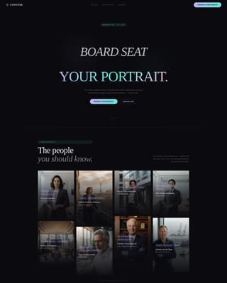 Convene - Prestigious Boardmember Landing Page Template