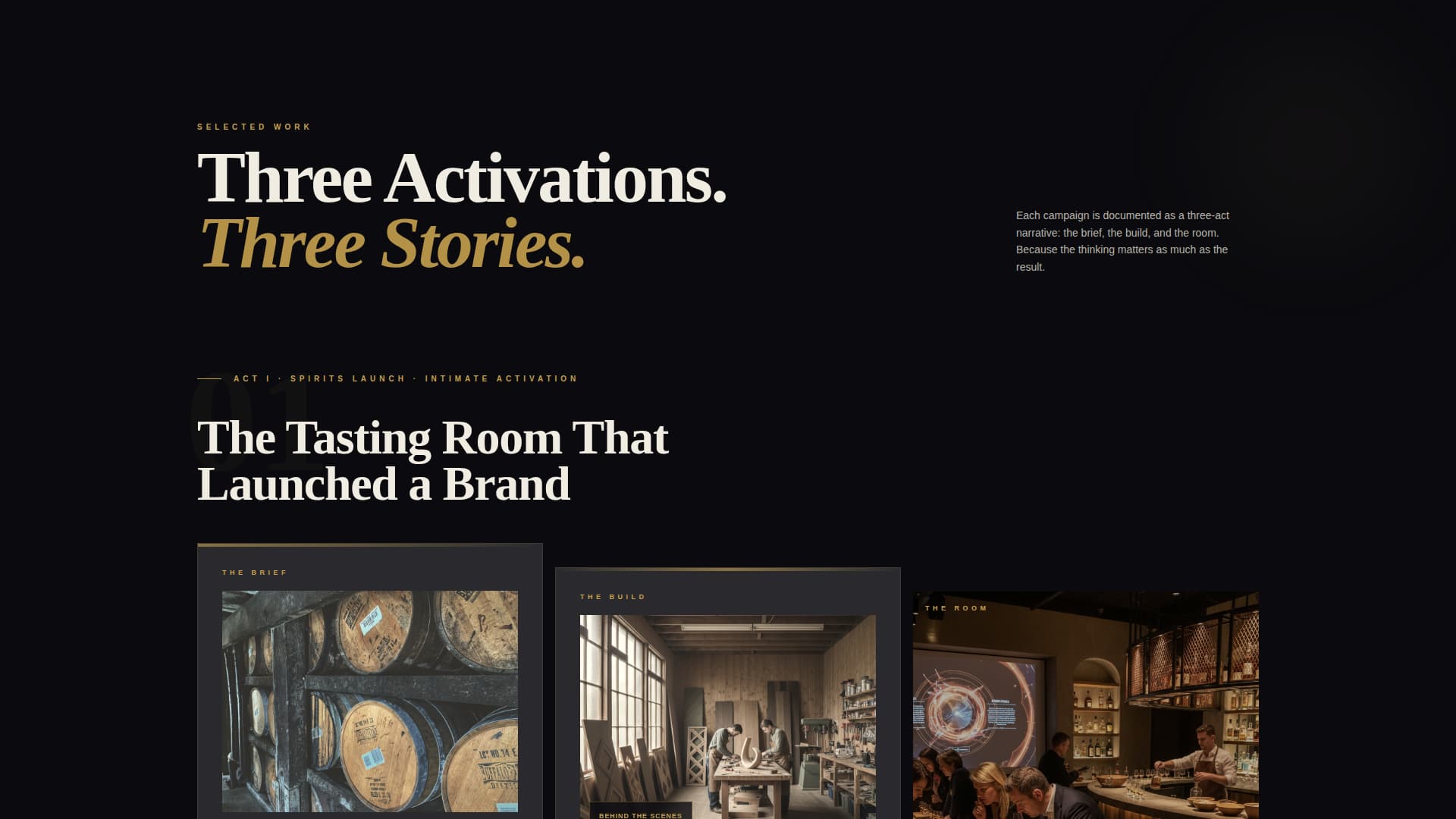 Activate - Immersive Brandactivation Landing Page Template