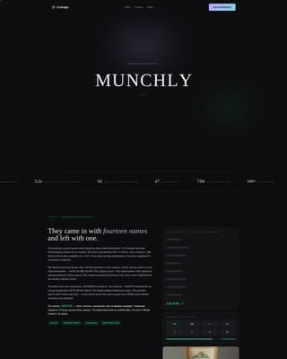 Coinage - Precision Naming Landing Page Template