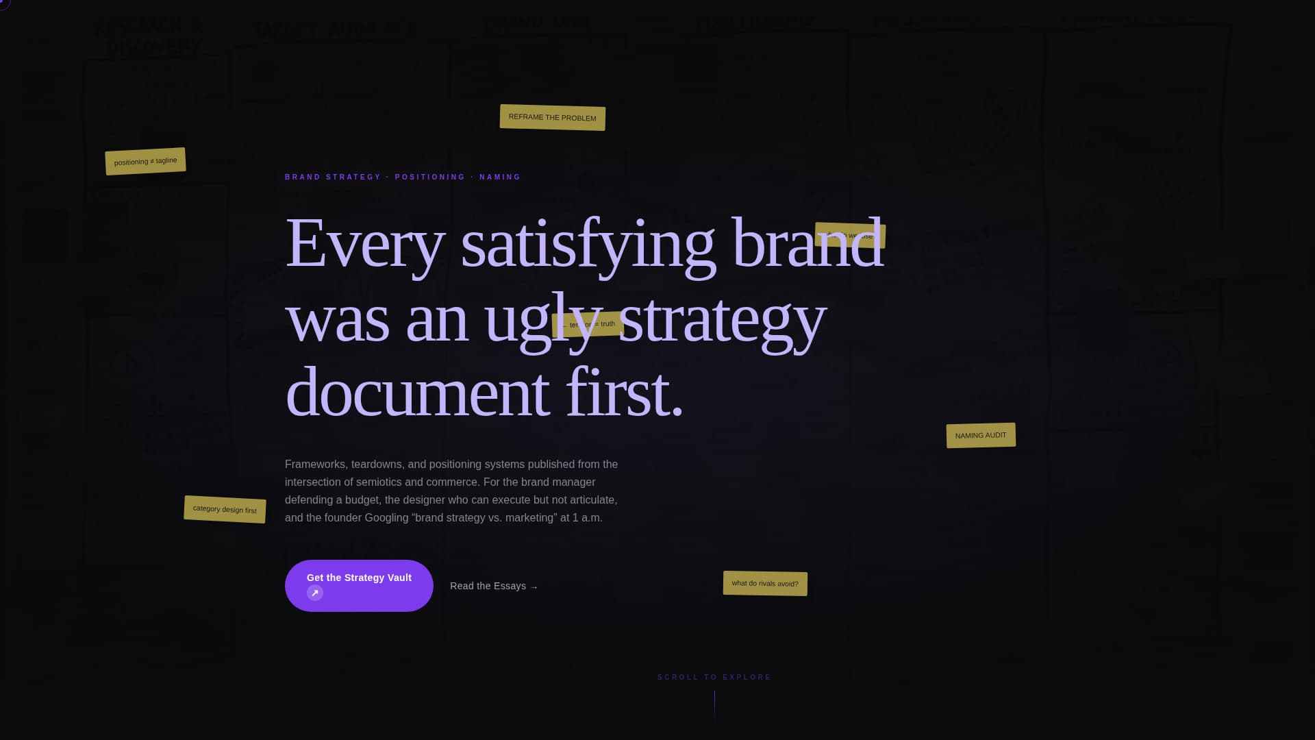 Stratagem - Powerful Brandstrategist Landing Page Template