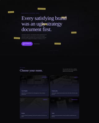 Stratagem - Powerful Brandstrategist Landing Page Template