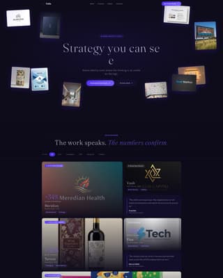 Folio - Stunning Brandstrategist Landing Page Template