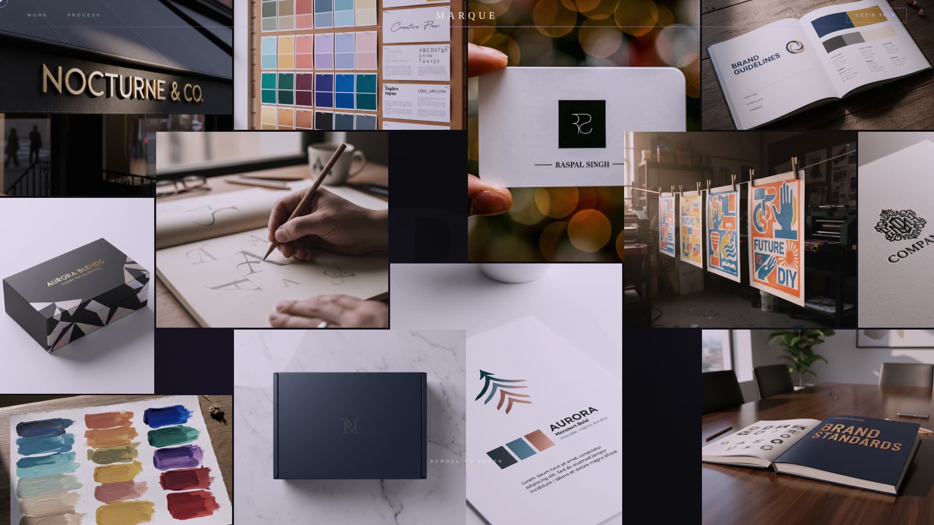 Marque - Bold Brandstrategist Landing Page Template