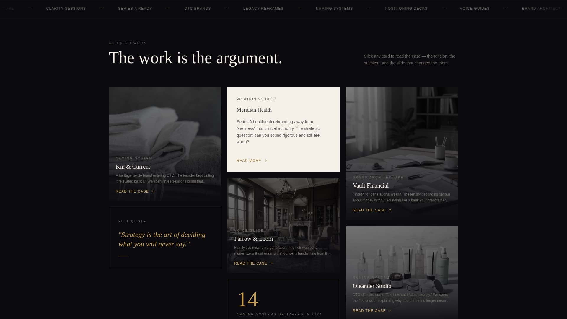 Distill - Elegant Brandstrategist Landing Page Template