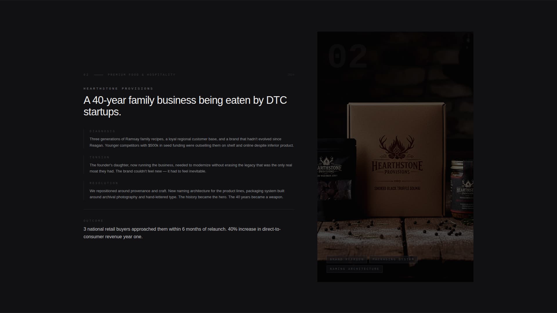 Forge - Immersive Strategist Landing Page Template
