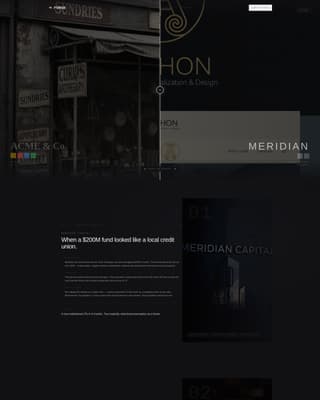 Forge - Immersive Strategist Landing Page Template
