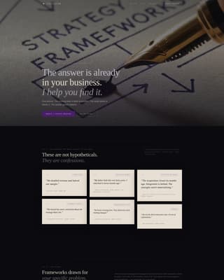 Stratagem - Elite Businessstrategy Landing Page Template