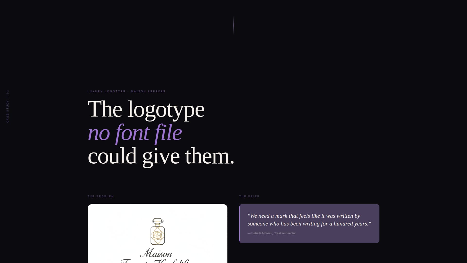 Stroke - Immersive Calligrapher Landing Page Template