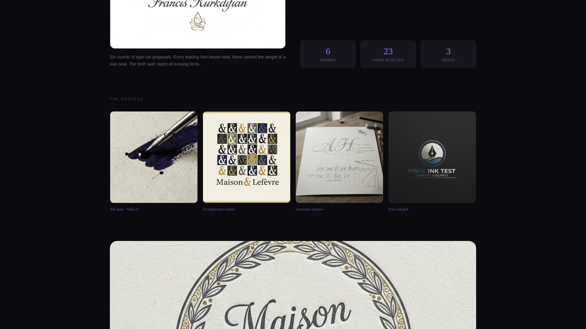 Stroke - Immersive Calligrapher Landing Page Template