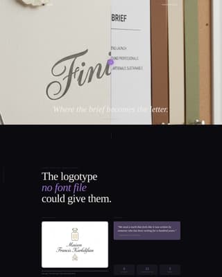 Stroke - Immersive Calligrapher Landing Page Template