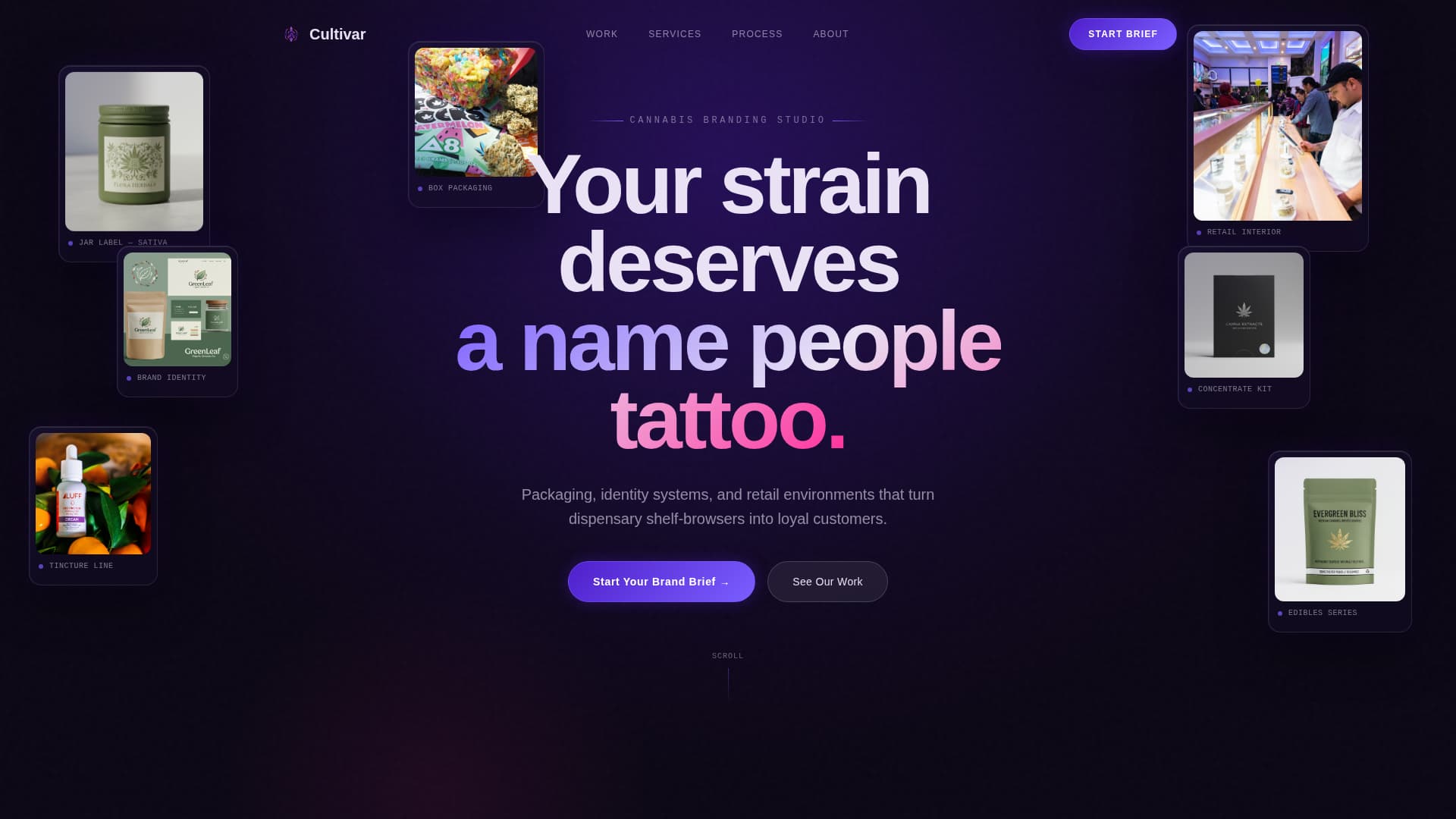 Cultivar - Premium Cannabisbranding Landing Page Template