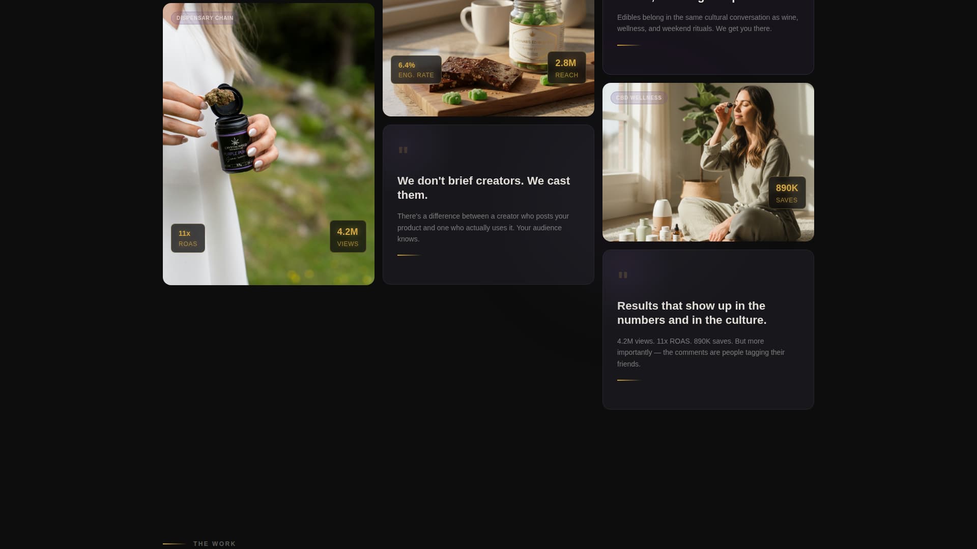 Elevate - Immersive Cannabis Landing Page Template
