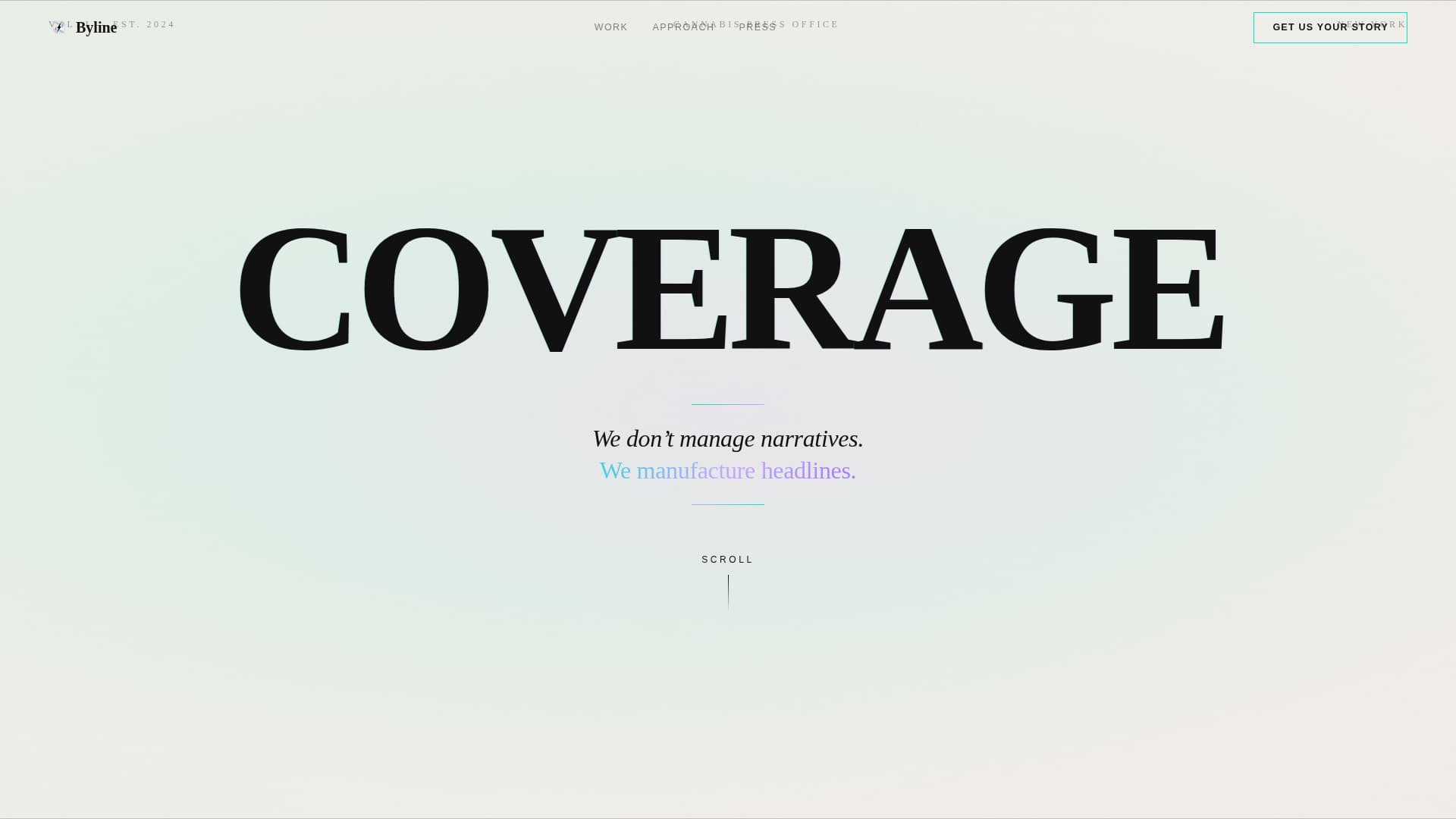 Byline - Powerful Cannabispr Landing Page Template