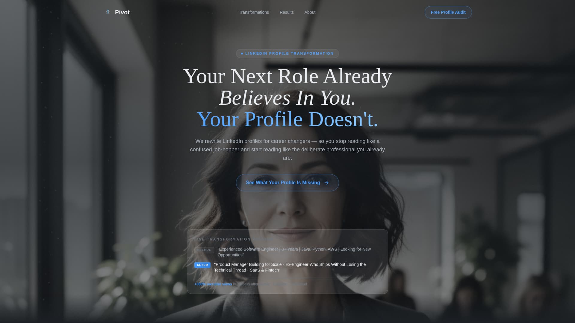Career Changer Career Careers Website Template