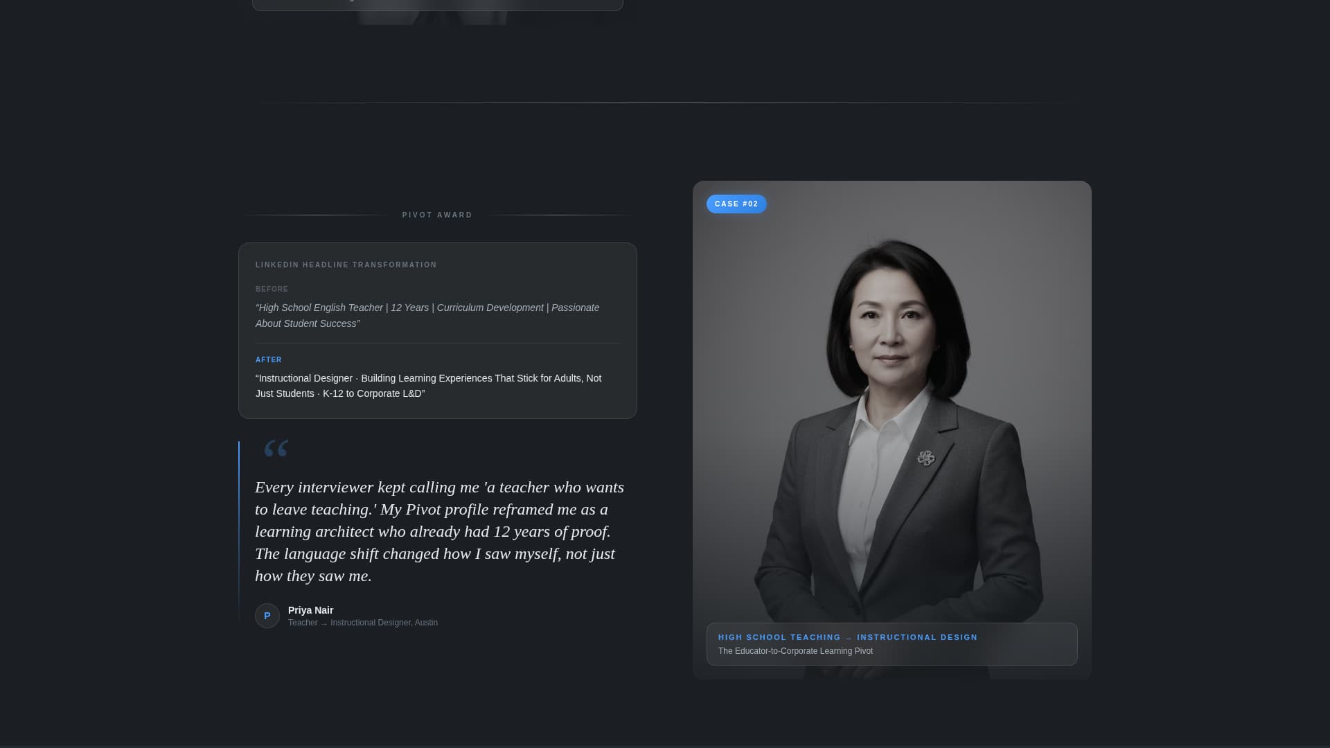 Career Changer Career Careers Website Template