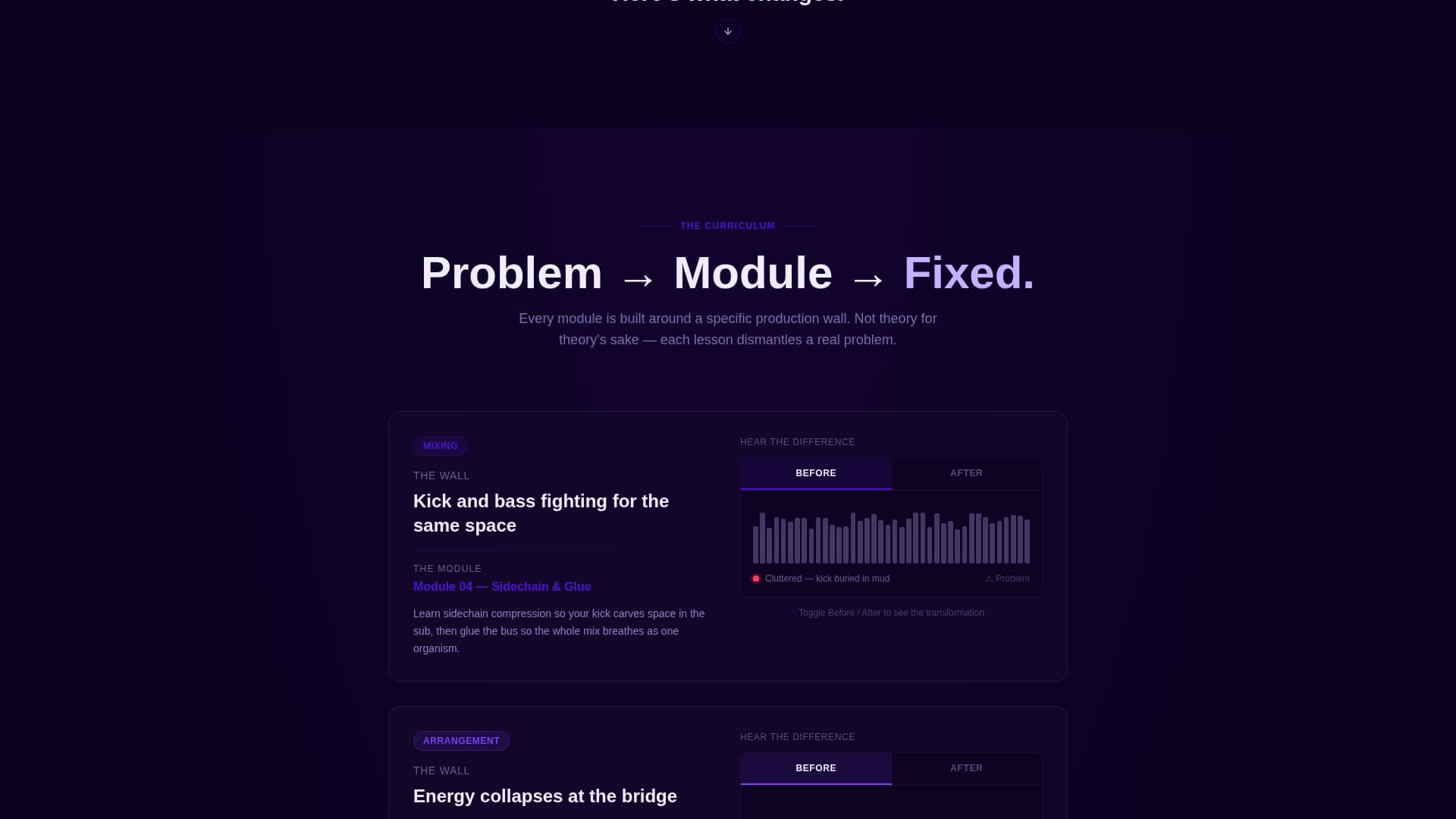 Music & Performing Arts School Professional Website Template
