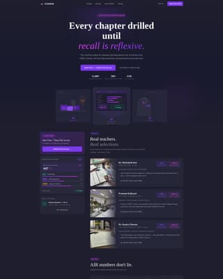 Cracked - Systematic NEET Landing Page Template