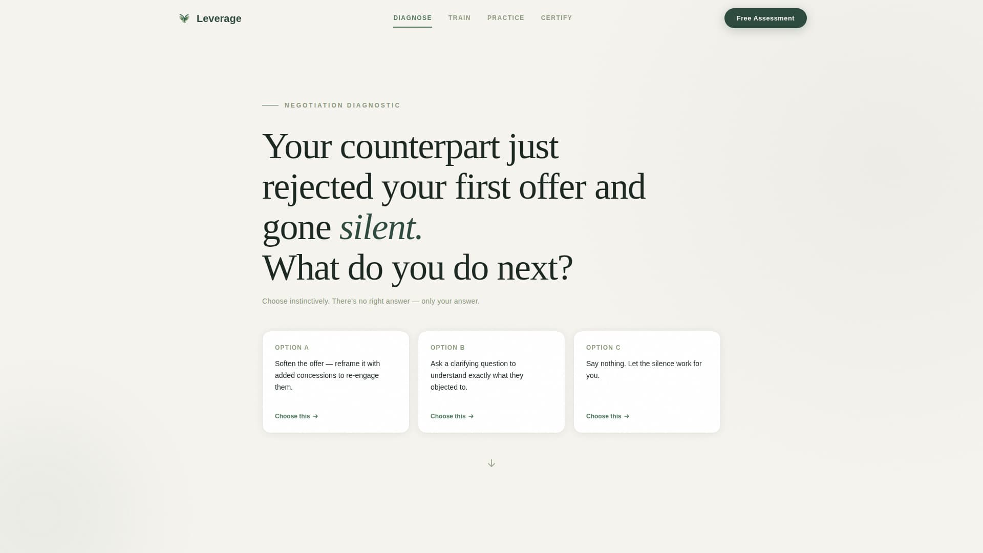 Negotiate — Commanding Conflict Resolution Landing Page Template