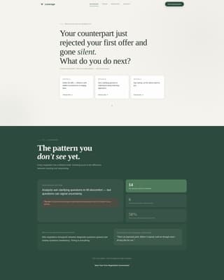 Negotiate — Commanding Conflict Resolution Landing Page Template