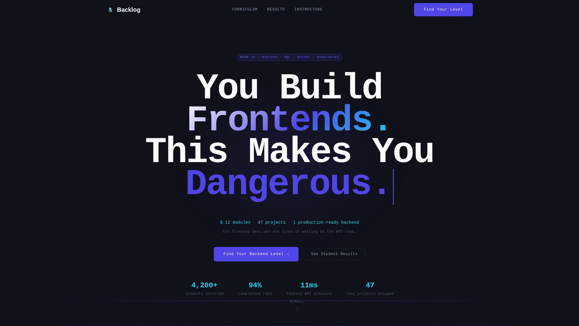 Online Skill Courses Portfolio Website Template