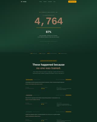 Comply - Powerful OSHA Certification Landing Page Template