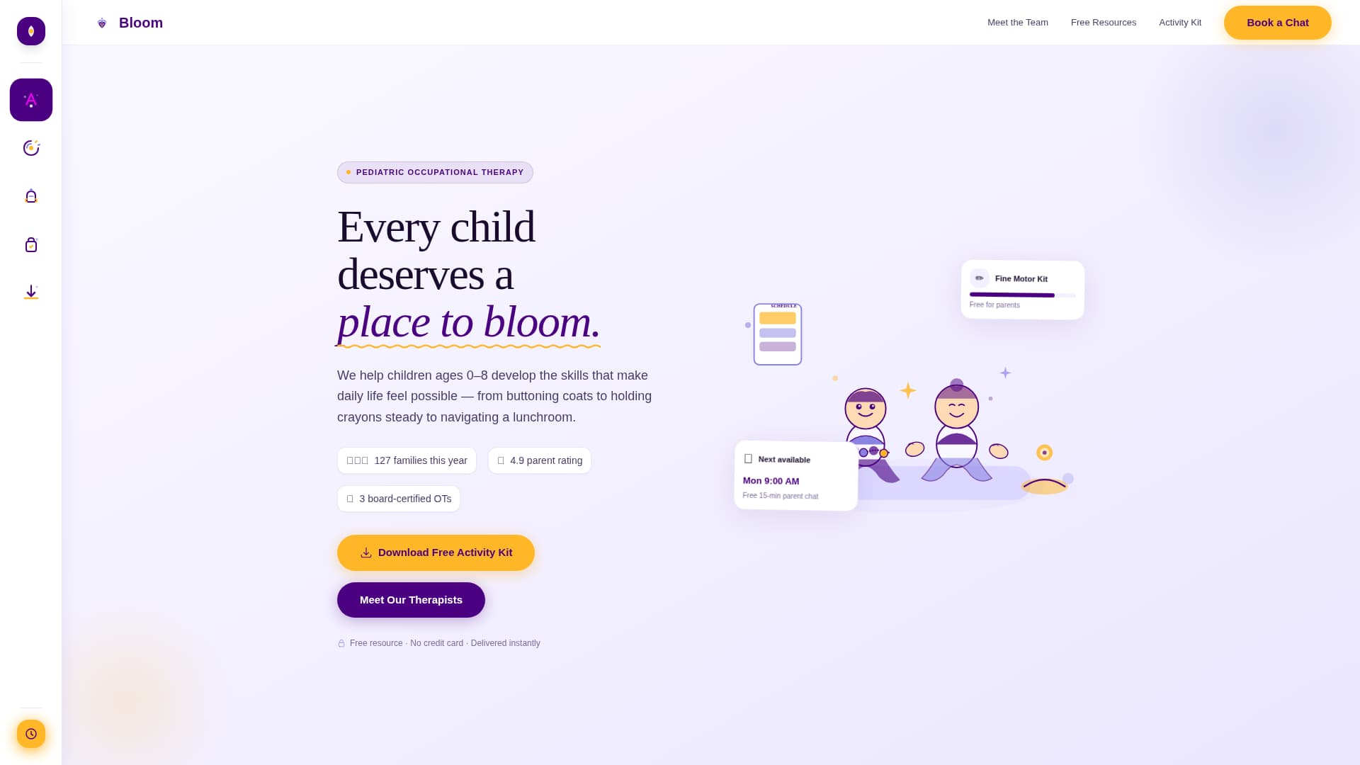Special Education & Learning Center Professional Website Template