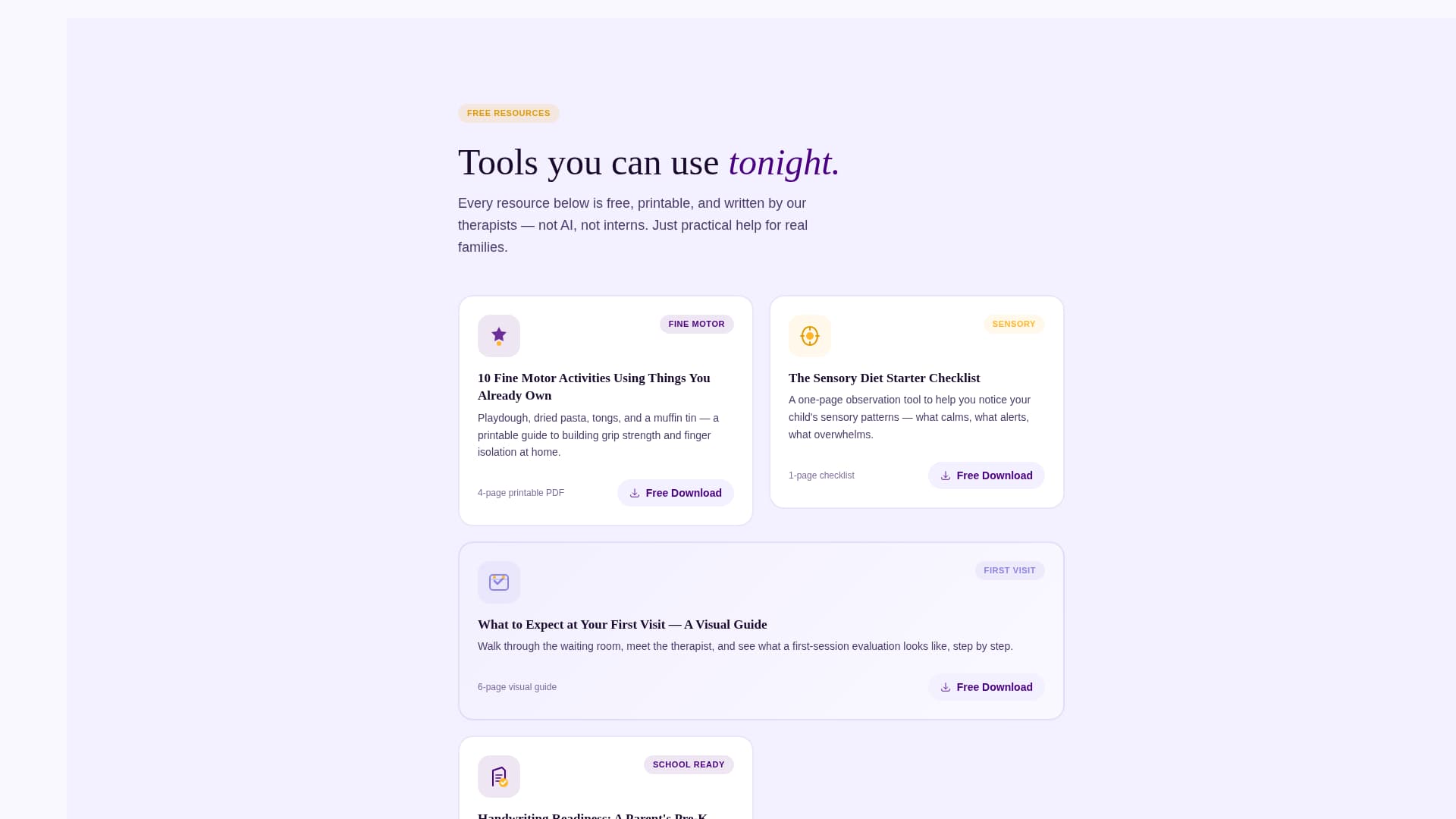 Special Education & Learning Center Professional Website Template