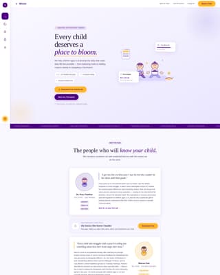 Special Education & Learning Center Professional Website Template