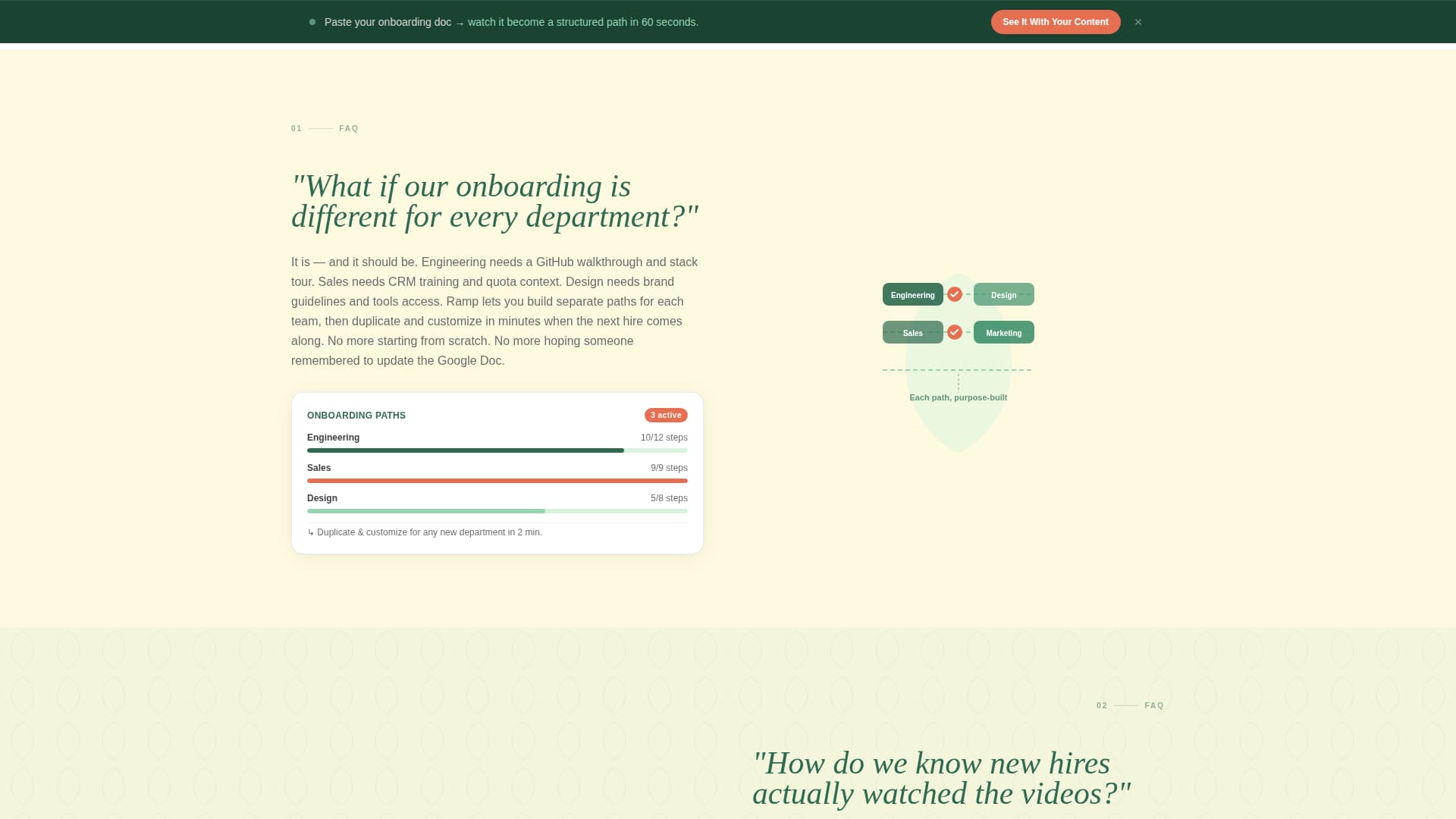 Corporate Training & L&D FAQ Website Template