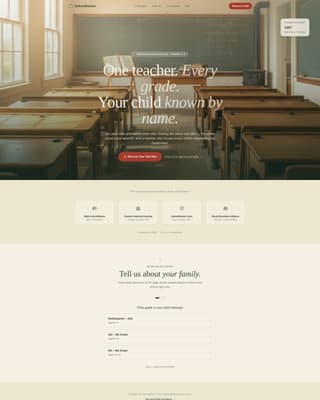 Specialized Certification & Programs Booking Website Template
