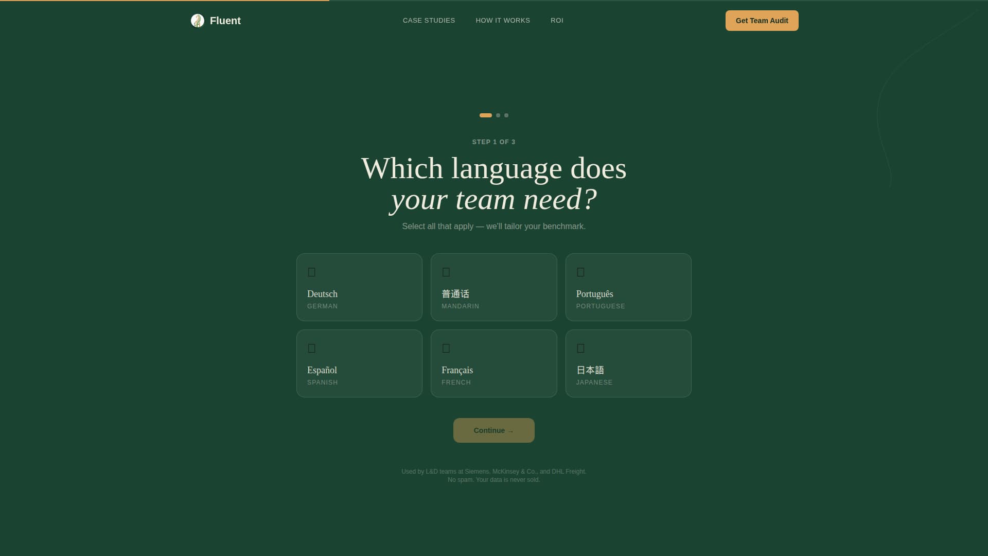 Accent — Expert Language Instruction Landing Page Template
