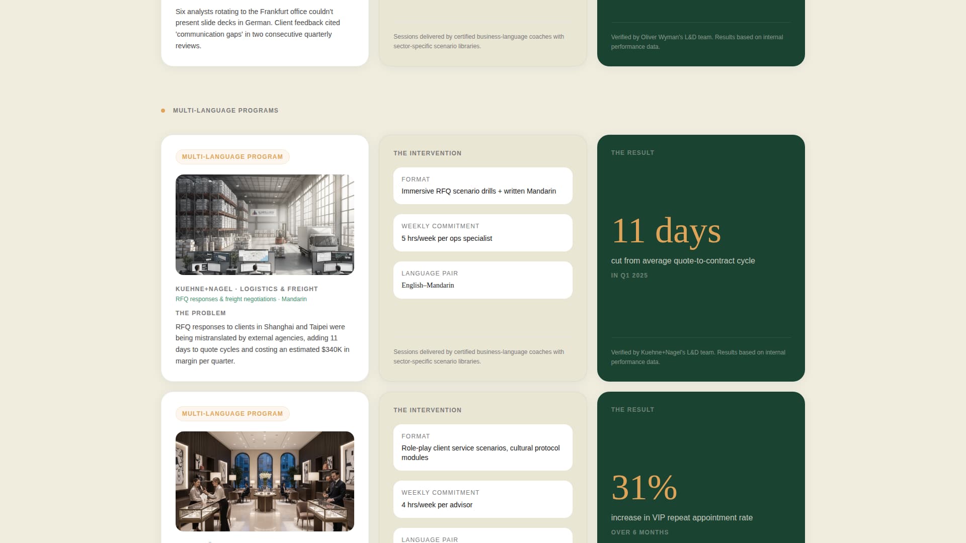 Accent — Expert Language Instruction Landing Page Template