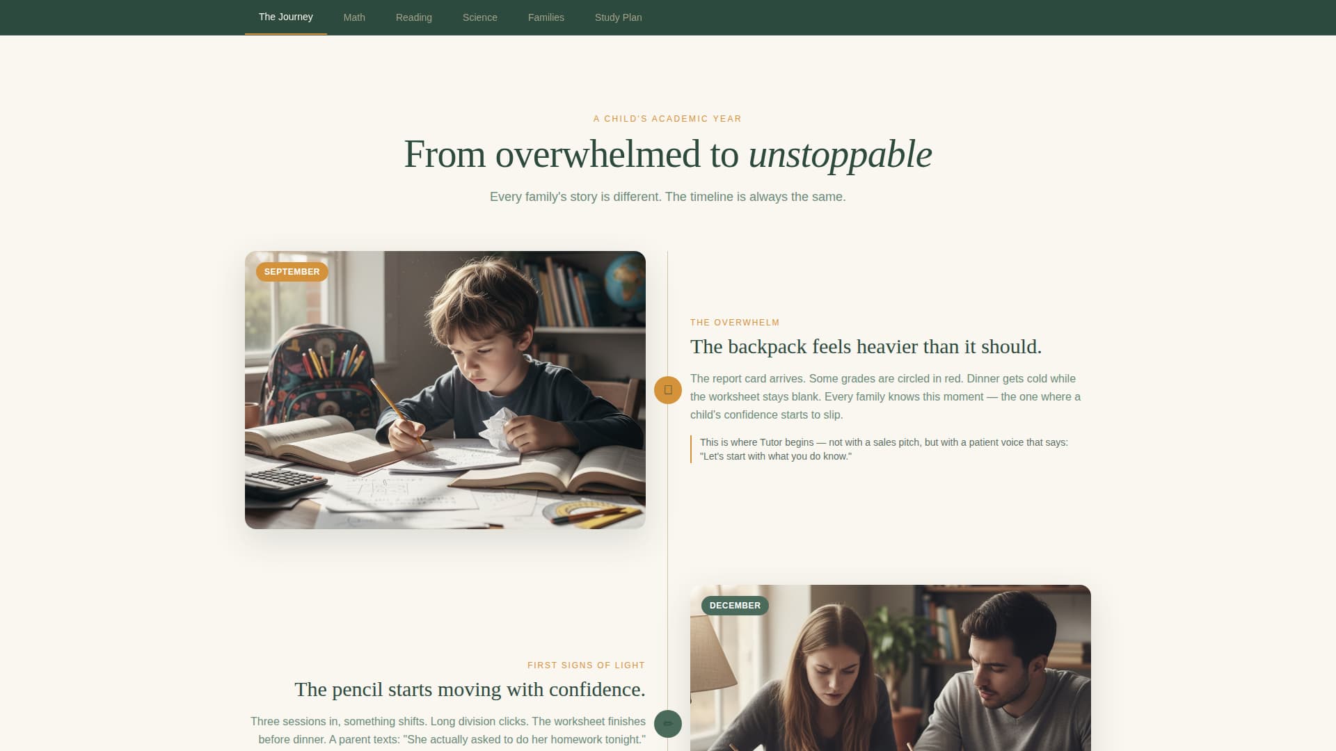 Tutor - Trusted Onlinetutoring Landing Page Template