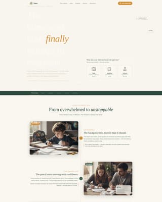 Tutor - Trusted Onlinetutoring Landing Page Template