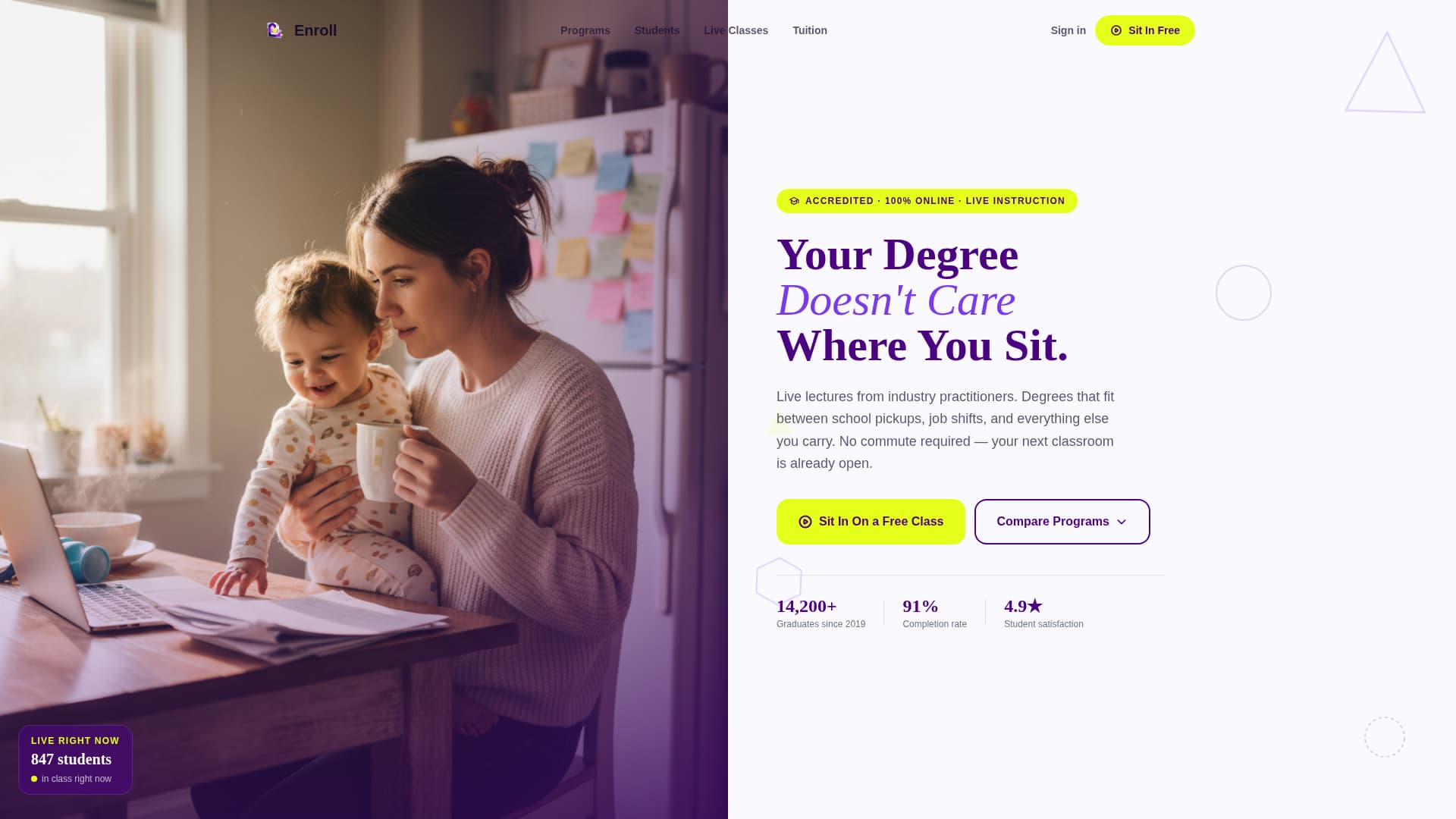College & University Reviews Website Template